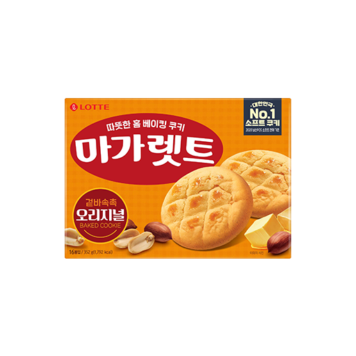 3312 Lotte Magaret Baked Cookie 롯데 마가렛트 오리지널